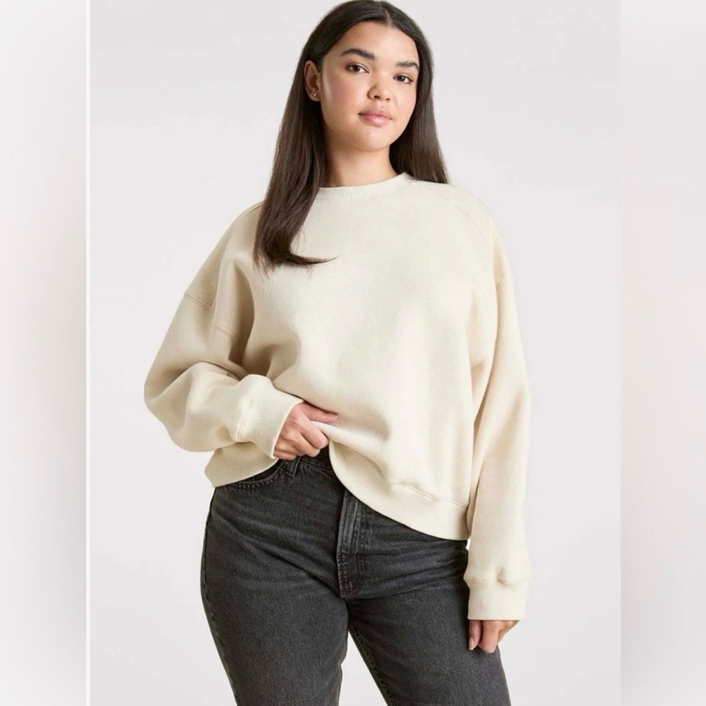 nuuds Cream Crewneck Sweatshirt